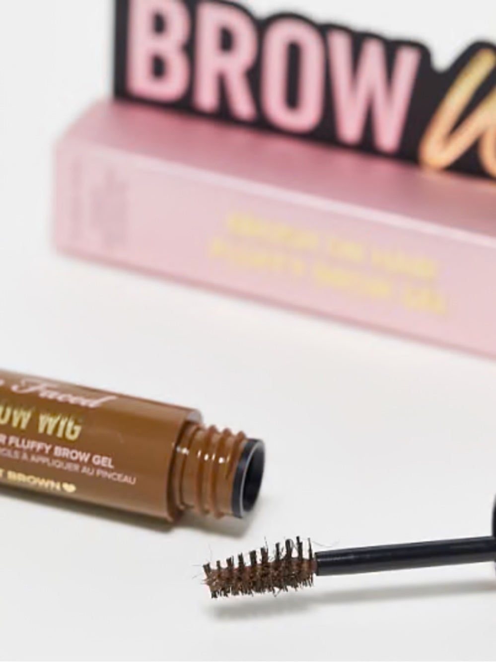 💜💋Too Faced Brow Wig Fluffy Brow Gel Soft Brown